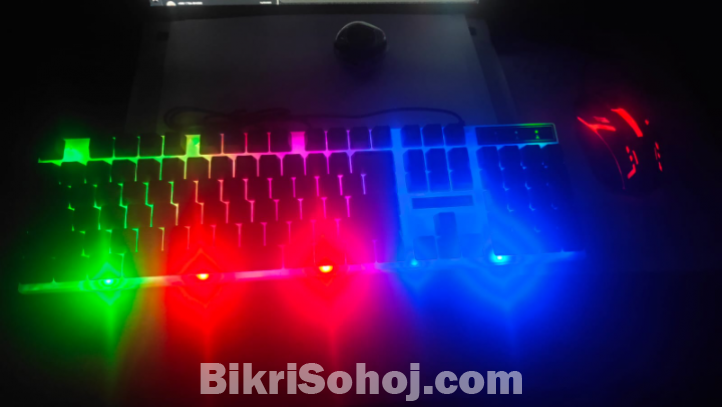 G21B wired keyboard and mouse combo